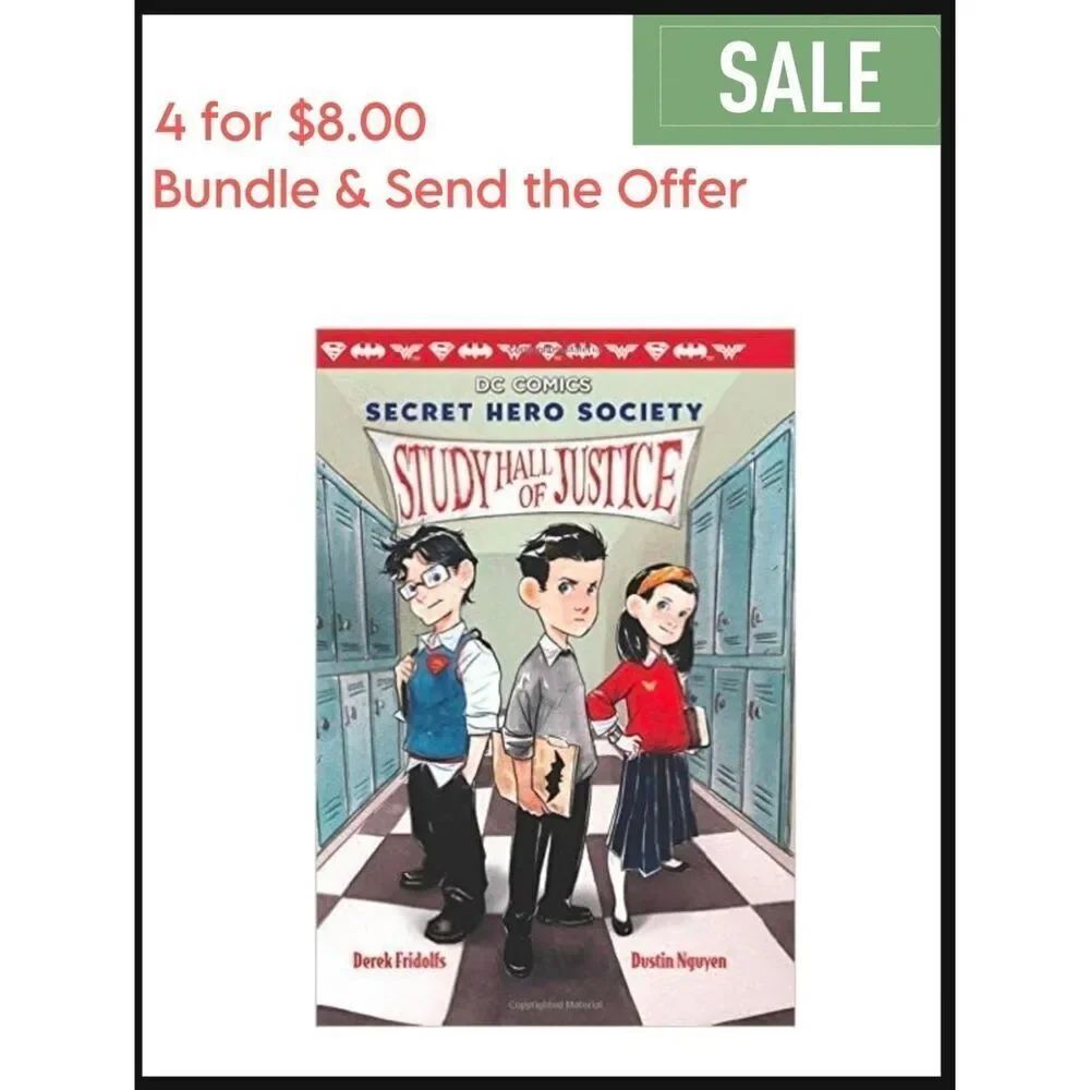 DC Comics Secret Hero Society: Study Hall of Justice Book Kids Youth Summer Read